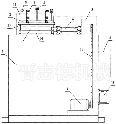 精密整平機結構圖